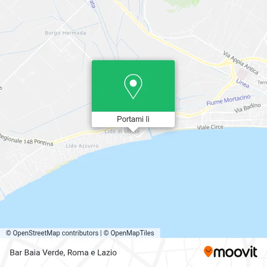 Mappa Bar Baia Verde