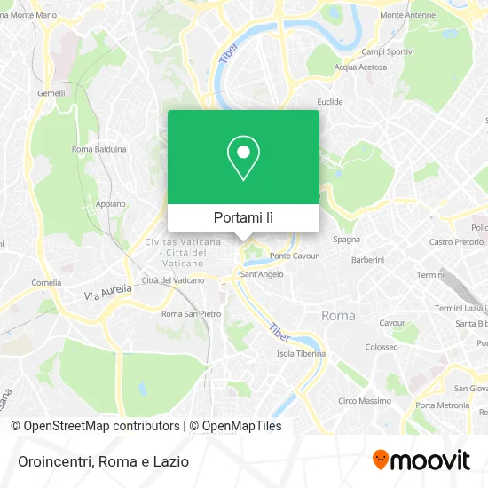 Mappa Oroincentri