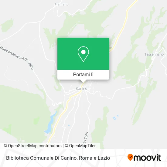 Mappa Biblioteca Comunale Di Canino