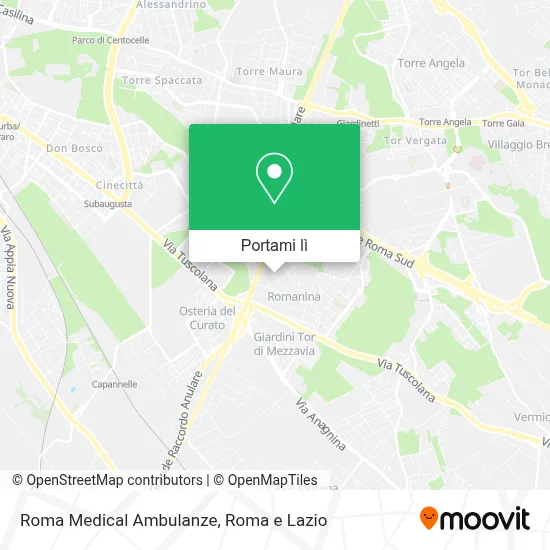 Mappa Roma Medical Ambulanze
