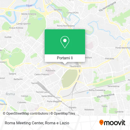 Mappa Roma Meeting Center
