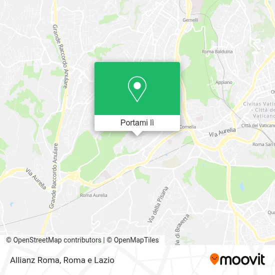 Mappa Allianz Roma