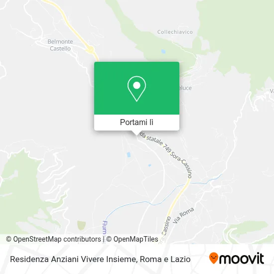 Mappa Residenza Anziani Vivere Insieme