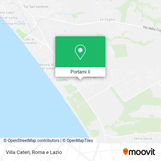 Mappa Villa Caterì