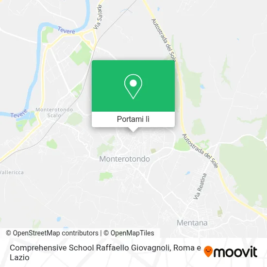 Mappa Comprehensive School Raffaello Giovagnoli