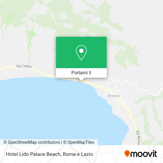 Mappa Hotel Lido Palace Beach