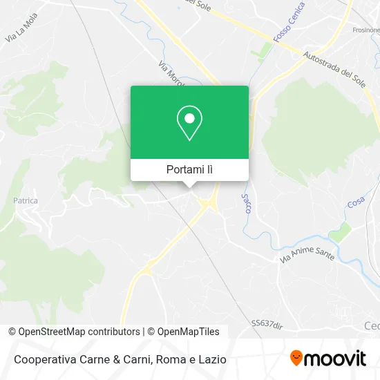 Mappa Cooperativa Carne & Carni