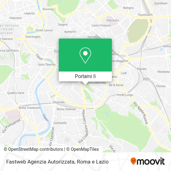 Mappa Fastweb Agenzia Autorizzata