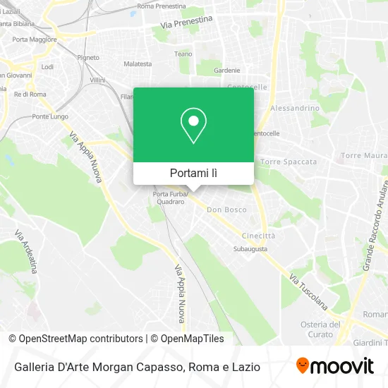 Mappa Galleria D'Arte Morgan Capasso
