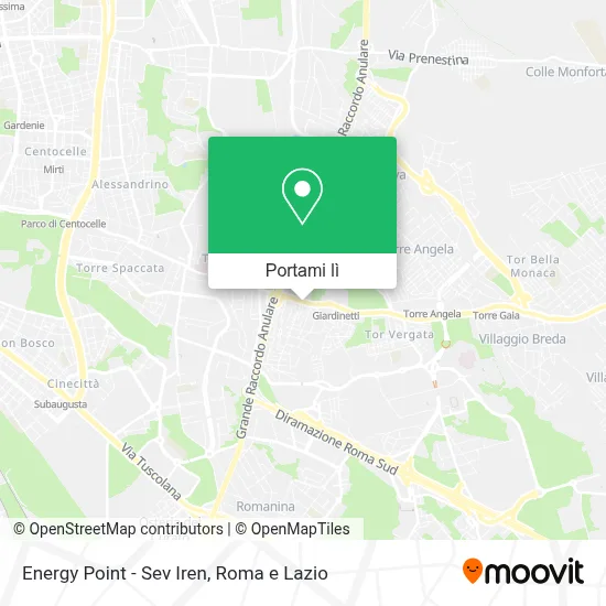 Mappa Energy Point - Sev Iren
