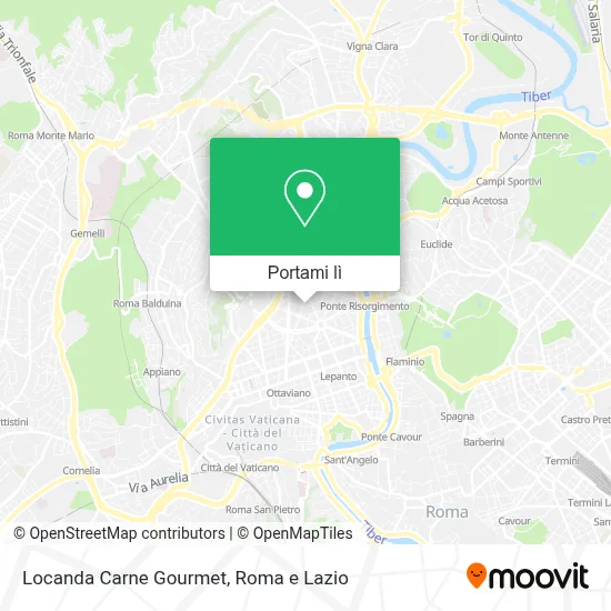 Mappa Locanda Carne Gourmet
