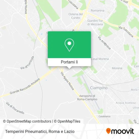 Mappa Temperini Pneumatici