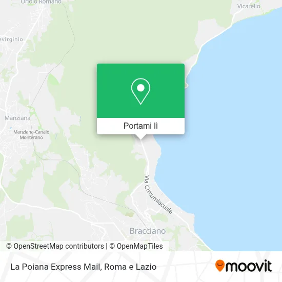 Mappa La Poiana Express Mail