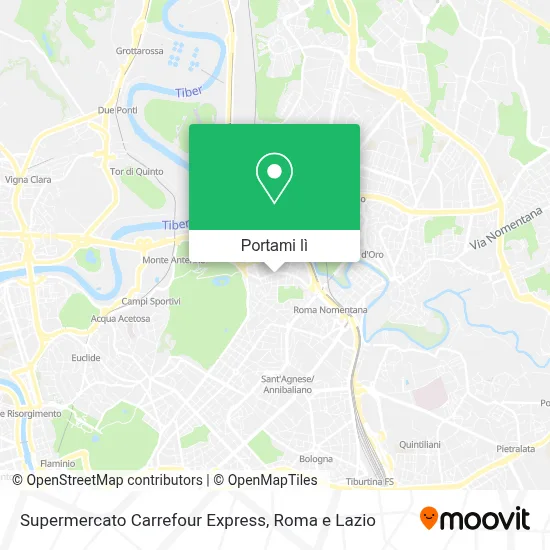 Mappa Supermercato Carrefour Express