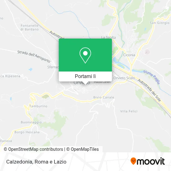 Mappa Calzedonia