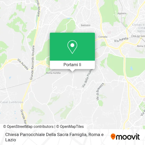 Mappa Chiesa Parrocchiale Della Sacra Famiglia