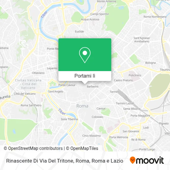 Mappa Rinascente Di Via Del Tritone, Roma
