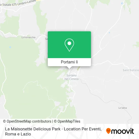 Mappa La Maisonette Delicious Park - Location Per Eventi