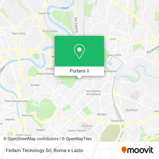 Mappa Fedam Tecnology Srl