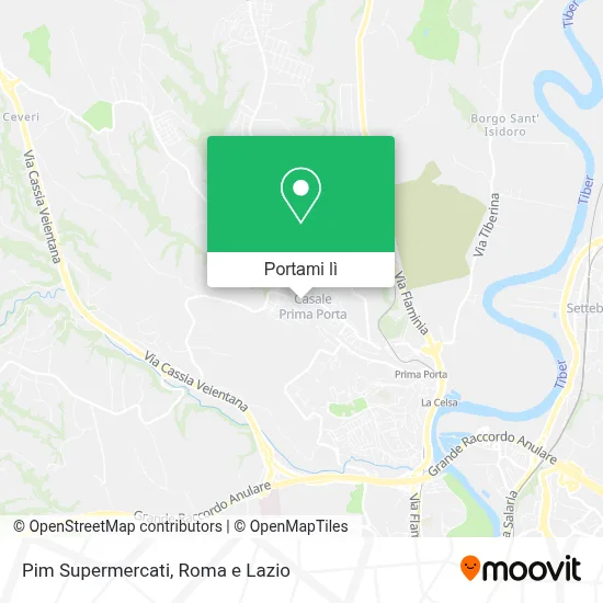 Mappa Pim Supermercati