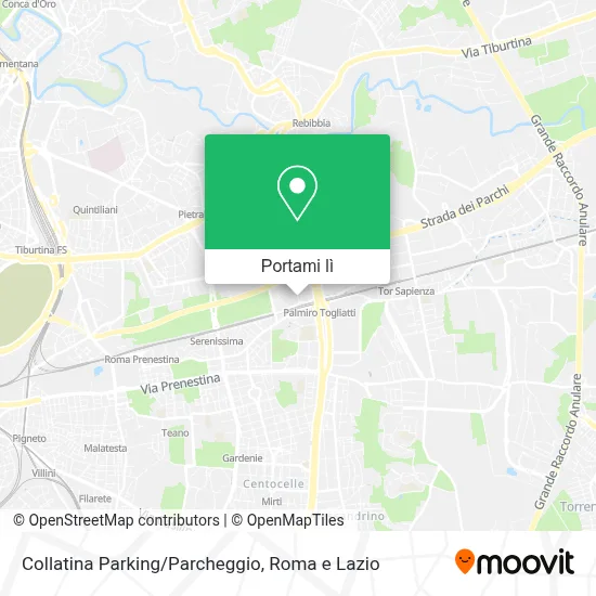 Mappa Collatina Parking/Parcheggio