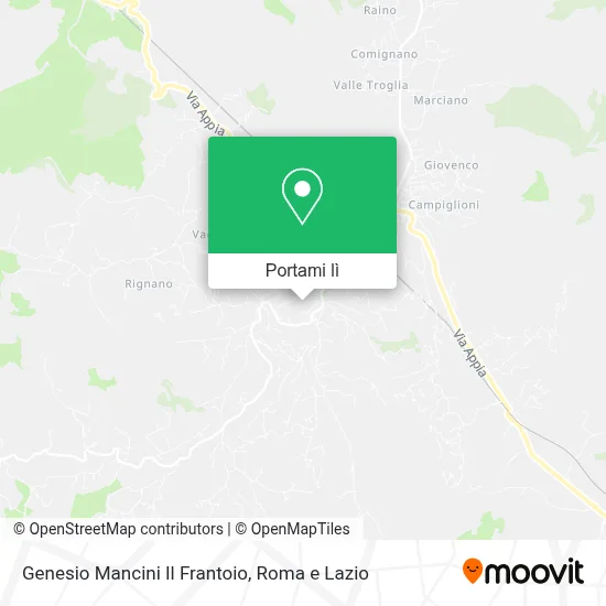 Mappa Genesio Mancini Il Frantoio