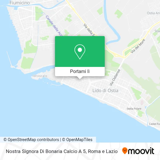 Mappa Nostra Signora Di Bonaria Calcio A 5