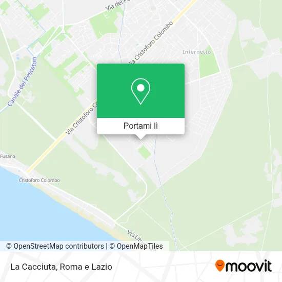 Mappa La Cacciuta