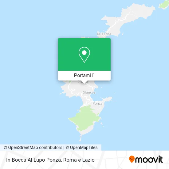 Mappa In Bocca Al Lupo Ponza