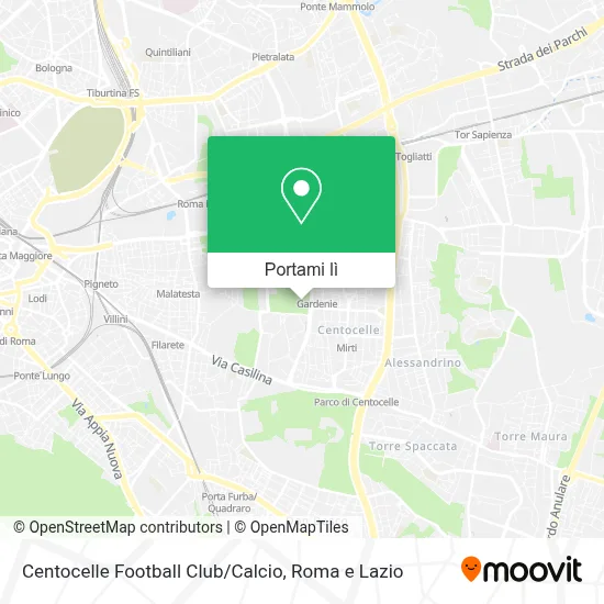 Mappa Centocelle Football Club / Calcio