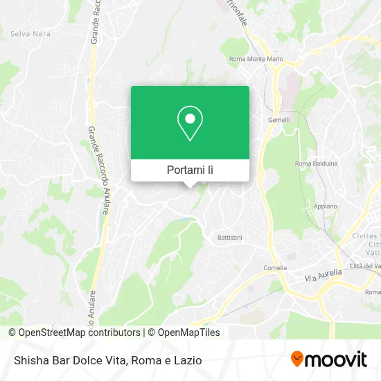 Mappa Shisha Bar Dolce Vita