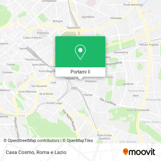 Mappa Casa Cosmo