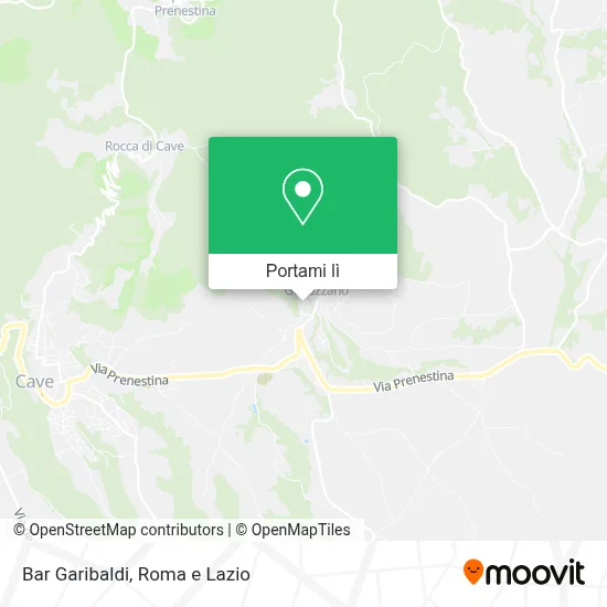 Mappa Bar Garibaldi