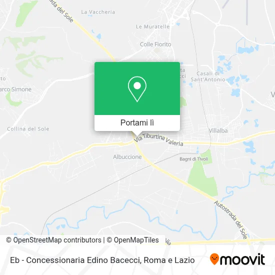 Mappa Eb - Concessionaria Edino Bacecci