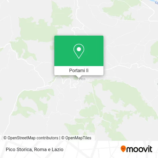 Mappa Pico Storica