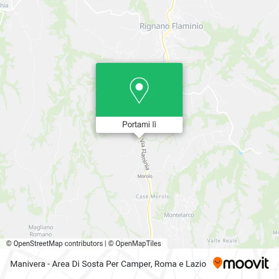 Mappa Manivera - Area Di Sosta Per Camper