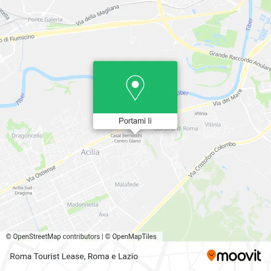 Mappa Roma Tourist Lease