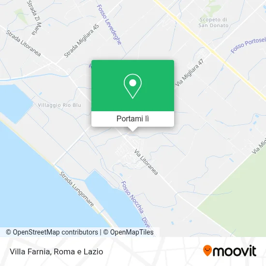 Mappa Villa Farnia