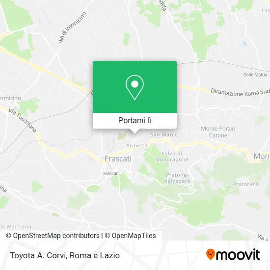 Mappa Toyota A. Corvi