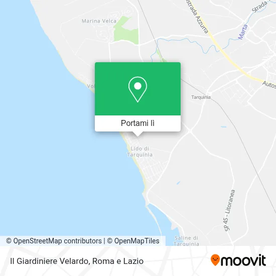 Mappa Il Giardiniere Velardo