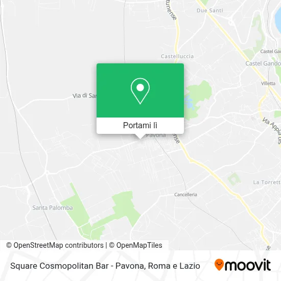 Mappa Square Cosmopolitan Bar - Pavona