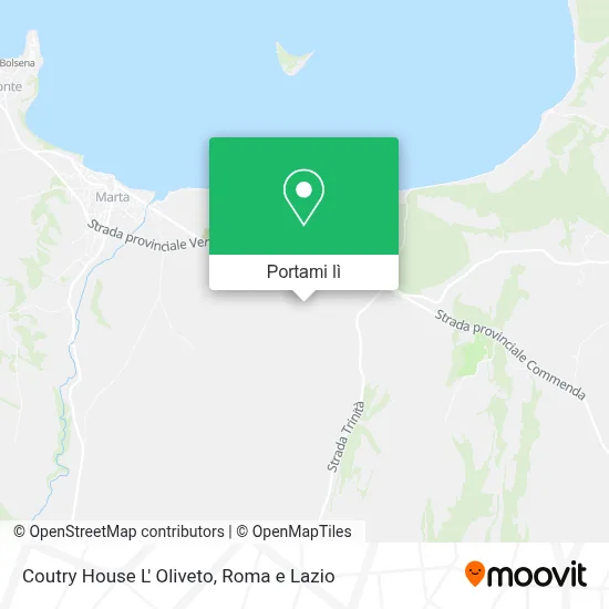 Mappa Coutry House L' Oliveto