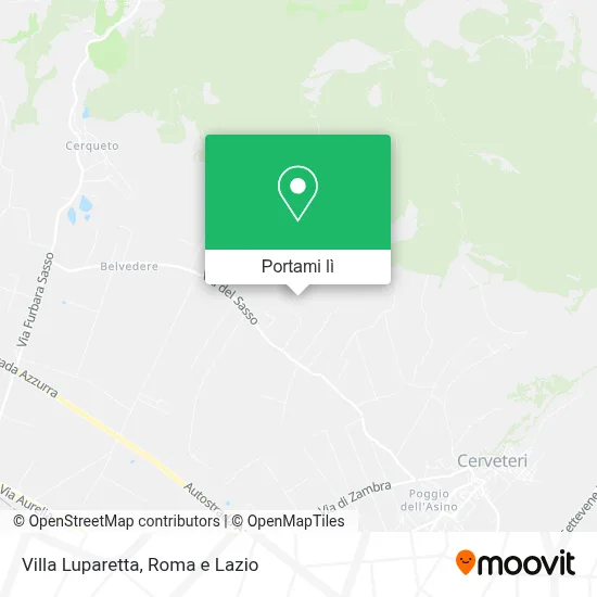Mappa Villa Luparetta