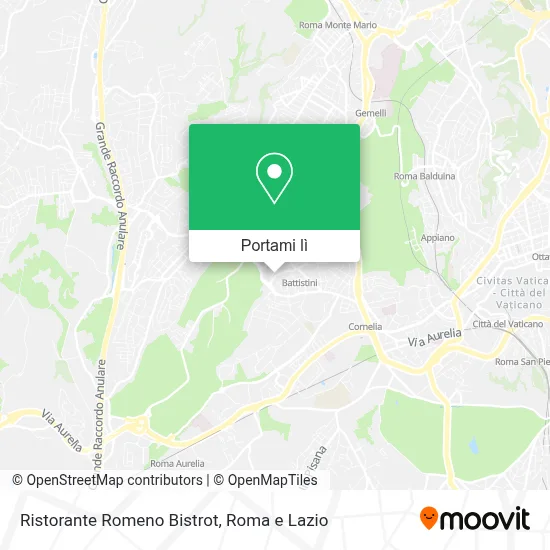 Mappa Ristorante Romeno Bistrot