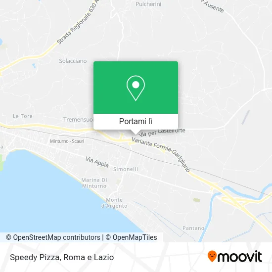 Mappa Speedy Pizza