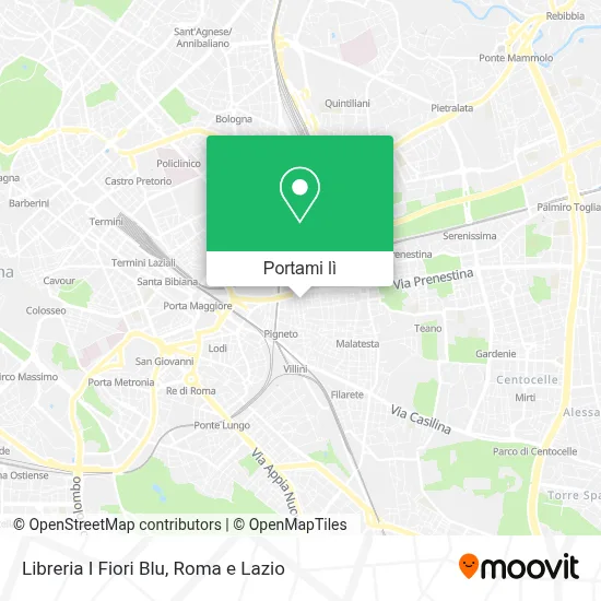 Mappa Libreria I Fiori Blu
