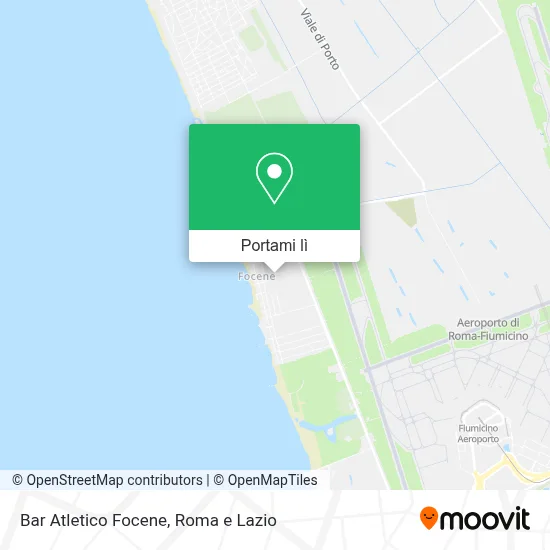 Mappa Bar Atletico Focene