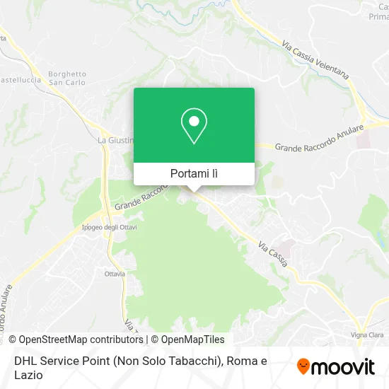 Mappa DHL Service Point (Non Solo Tabacchi)