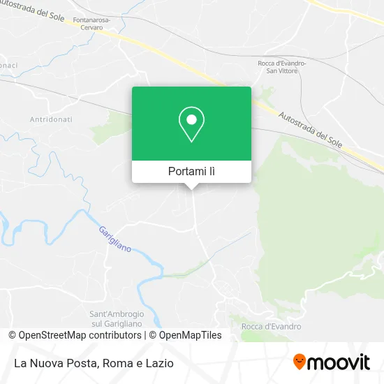 Mappa La Nuova Posta