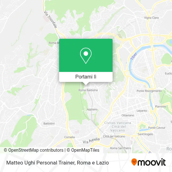 Mappa Matteo Ughi Personal Trainer